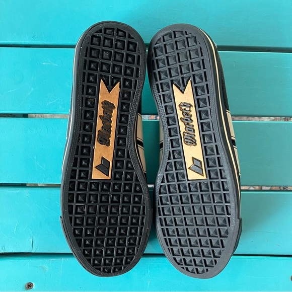 Macbeth Eliot Original Sneaker Vegan M6/W8 NO LACES NO INSERT Black White - Picture 9 of 10